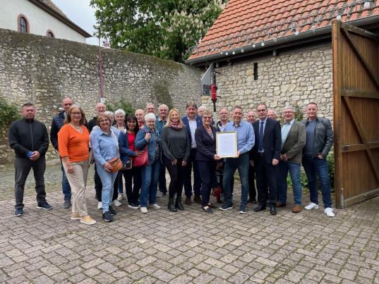 Die stolzen Mitglieder des Vereins