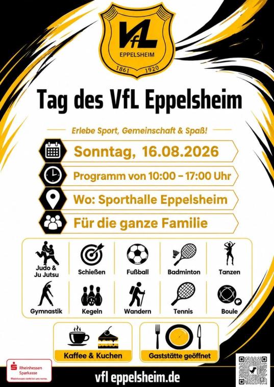 Plakat Tag des VfL Eppelsheim