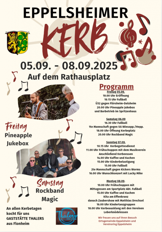 Plakat Eppelsheimer Kerb 2025